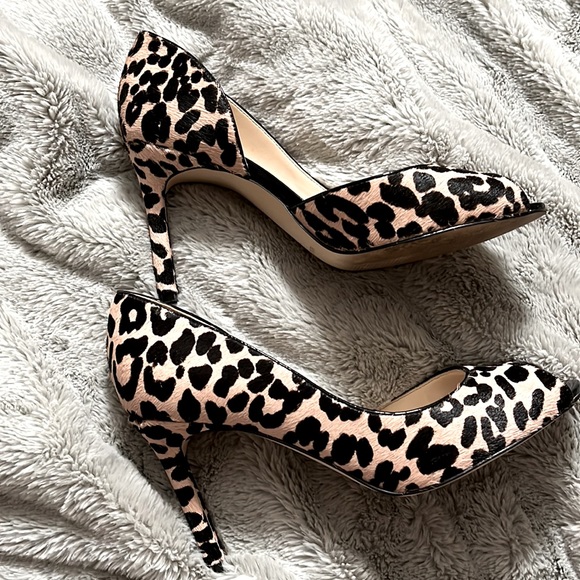 Nine West Beautiful, pink and black leopard shoes - Picture 2 of 7